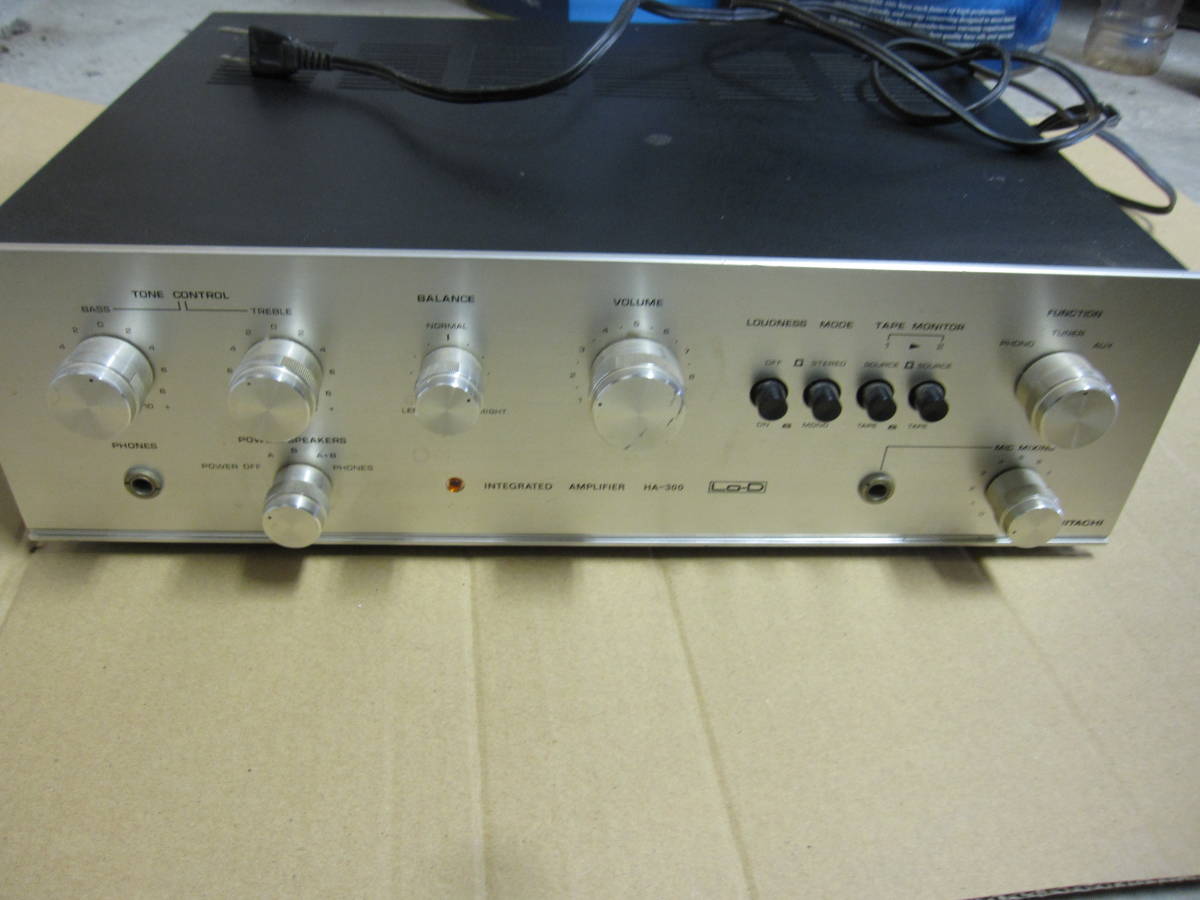 Lo-D 日立 ステレオ プリメインアンプ HA-300 Integrated AMPLIFIER