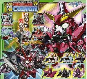 ♯　(台紙のみ)　ガシャポン　ＳＤガンダムフルカラーカスタム　０２　(台紙/POP)　非売品