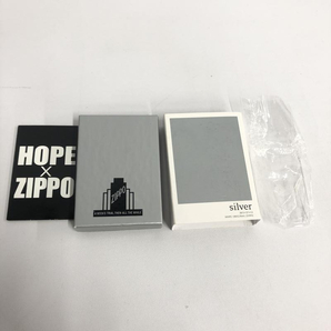 【中古】ZIPPO ジッポ HOPE 50周年モデル シルバー ガンメタ 1941年 復刻モデル アローマーク[240010344438]の画像7