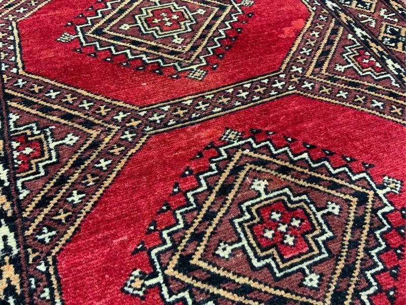 ☆オススメヴィンテージ☆105×77cmパキスタン・ラホール産 絨毯 ラグ