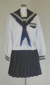 C9☆【新品】某高校制服☆中間セーラー服セットＨＨM（大きい）