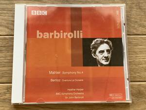 Mahler Symphony Barbirolli　BBC　バルビローリ マーラー 交響曲 4番 ベルリオーズ 序曲 海賊 ライヴ 1967 ステレオ　CD/AH