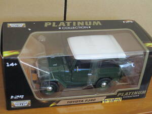 MOTOR MAX 1/24 TOYOTA FJ40 グリーン 緑 ランドクルーザー40 モーターマックス LAND CRUISER BJ40