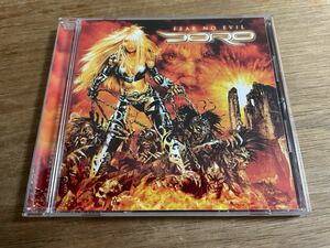 DORO FEAR NO EVIL 国内盤 ドロ 廃盤 WARLOCK