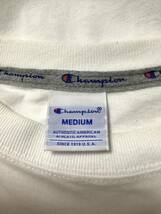 champion チャンピオン　ビックロゴ　刺繍半袖Tシャツ　コットン　セレクト　スポーツウェア　ユニセックス　古着_画像3