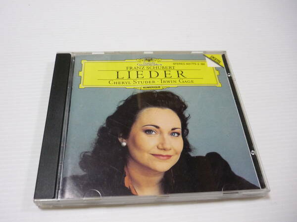 [管00]【送料無料】CD Cheryl Studer Irwin Gage / Franz Schubert Lieder チェリル・ステューダー