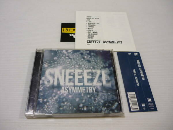 [管00]【送料無料】CD SNEEEZE / Asymmetry 邦楽 INTRO GOOD BYE Bitch I GO S.G.H MONEY OR LOVE