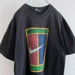 90s NIKE ナイキ Tennis Logo Tee Tシャツ 銀タグ M