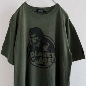 00s 猿の惑星 Tシャツ Mサイズ Planet of the Apes カーキ