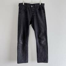 Levi's リーバイス501 ブラックデニム ジーンズ W29 L32 古着_画像1