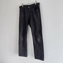 Levi's リーバイス501 ブラックデニム ジーンズ W29 L32 古着_画像3