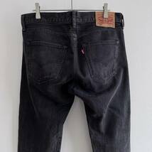 Levi's リーバイス501 ブラックデニム ジーンズ W29 L32 古着_画像5