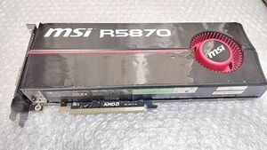 F375 MSI HD5870 1GB ATI Radeon HDMI DVI グラフィックボード PCI-Express