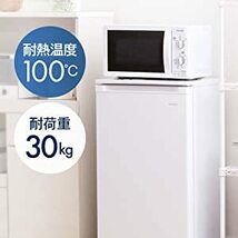 【１円〜 中古美品】アイリスオーヤマ 冷凍庫 60L 小型 家庭用 静音 省エネ ノンフロン 前開き 温度調節5段階 ホワイト IUSD-6B-W 2022年製_画像9