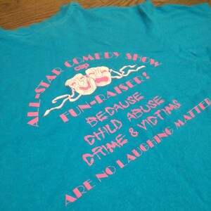 希少 ヴィンテージ 80s 90s ALL STAR COMEDY SHOW Tシャツ ツーフェイス 泣き笑い ロックT バンドT USA vintage 1980s 1990s 