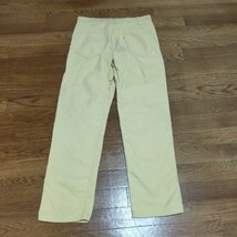 希少 ヴィンテージ 60s 70s LEVI'S カラーパンツ リーバイス SLIM FIT スリムフィット USA製 vintage 1960s 1970s ペールイエロー_画像6