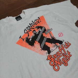 希少 80s 90s ヴィンテージ HIGH Voltage productions Tシャツ 1980s 1990s vintage シングルステッチ Lサイズ USA製 California Made