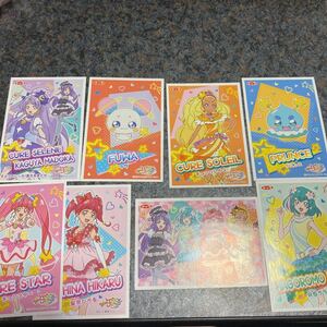 トゥインクルプリキュアシール8枚。