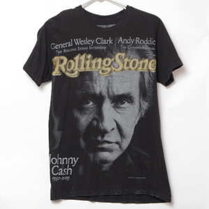 GS6465 ローリングストーン Tシャツ S Johnny Cash メール xq