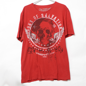 GS6784 SONS OF SALVATION Tシャツ XL 肩50 スカル メール xq