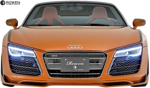 【M's】アウディ R8 クーペ/スパイダー 後期 5.2 V10 (2013.04-2016.06) ROWEN フロントスポイラー ／／ 42CTYF ロエン カスタム 1A007A00