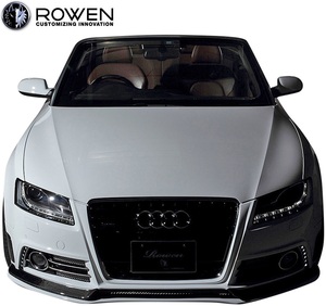 【M's】AUDI A5 S5 8T 前期 (2009.08-2011.12) ROWEN LED付 フロントバンパー ／ FRP ロエン エアロ パーツ クーペ カブリオレ 1A003A10