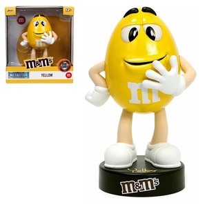 新品 JADA TOYS M＆M’s エムアンドエムズ YELLOW　メタルフィギュア ４インチ ダイキャスト アメキャラ アメリカ限定 TOY