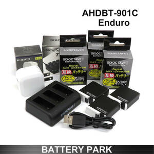 Gopro Hero9 Black Hero10 Black Hero11 Black correspondence Enduro AHDBT-901C interchangeable battery 3 piece . interchangeable charger adaptor attaching -10*C under. photographing possibility 