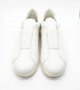  moon Star eito ton sET-001 28cm white moonstar 810s shoes shoes slip-on shoes sneakers ki che WHITE low cut white USED goods 