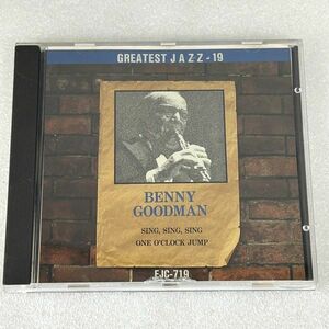 CD ベニーグッドマン GREATEST JAZZ-19 BENNY GOODMAN