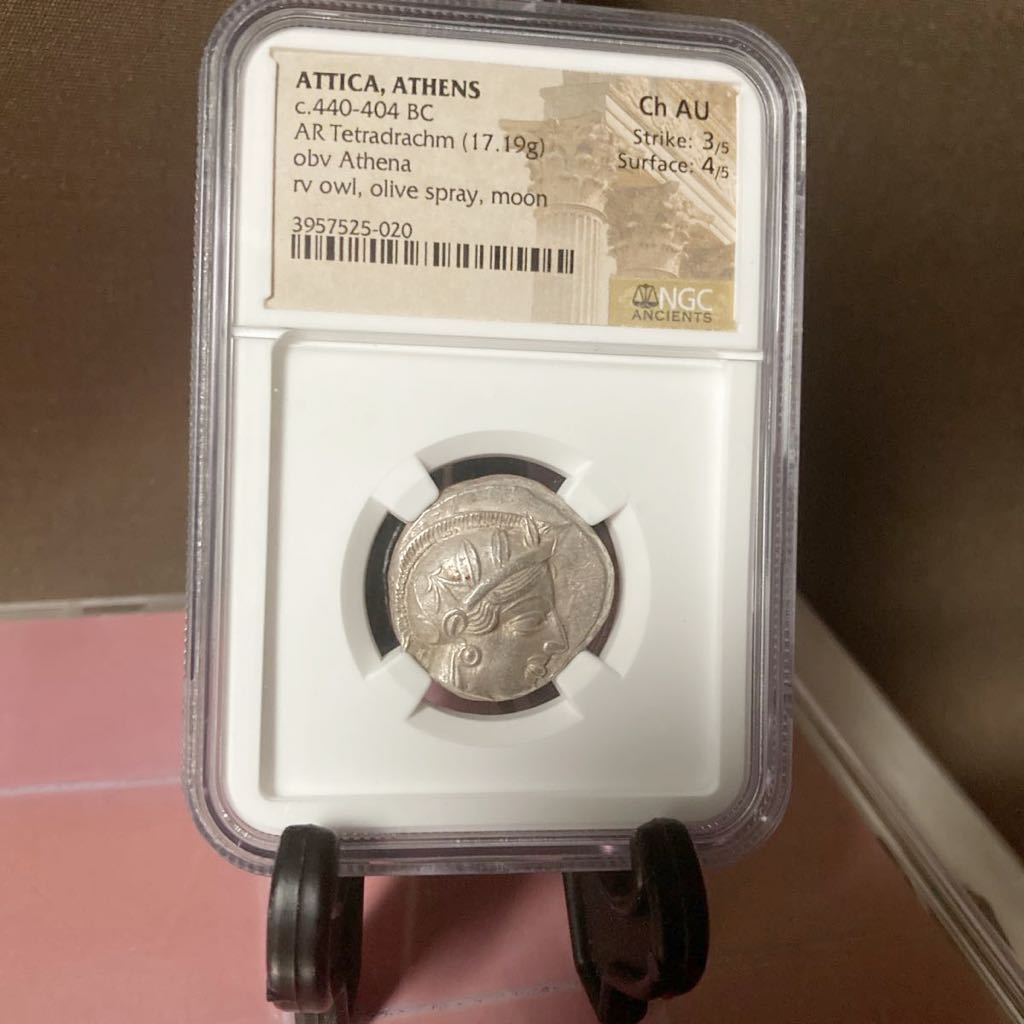 古代ギリシャアッティカテトラドラクマ 銀貨 アテネ テトラドラクマ