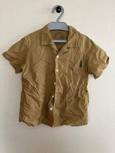  Kim rattan short sleeves shirt Brown 130