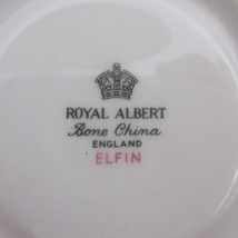 イギリス製 Royal Albert ロイヤルアルバート エルフィン ソーサーのみ 2枚セット 1950年代 ヴィンテージ 英国 plate 1996sb_画像5