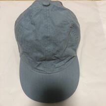 23ss sacai サカイ　Drawstring Cap / Herringbone light blue キャップ　水色_画像1