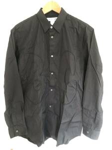 22aw COMME des GARCONS SHIRT コムデギャルソンシャツ アルファベット ブラック Mサイズ 長袖シャツ