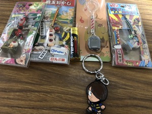 ゲゲゲの鬼太郎 ご当地根付 マスコットキーホルダー 色々まとめて 新品美品（鬼太郎は中古品） 目玉おやじ（奈良 通天閣 日光） ぬりかべ