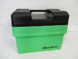 スナップオン Snap on ブルーポイント グッズ ツール ボックス 持ち運び 工具箱 小物入れ ケース 緑 中古品 美品