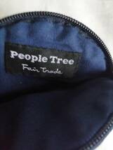 ★ラウンドポーチ★ビーズ製タッセル付き　チェーンの持ち手付き　ネイビー／People Tree（ピープルツリー）_画像5