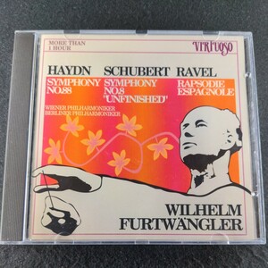 E-12 Wilhelm FurtwanglerHaydn Symphony No. 88 / Schubert Symphony No. 8/ Ravel Rapsodie espagnole ハイドン シューベルト ラベル