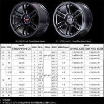 RMP Racing R26 16インチ 6.5J P.C.D:139.7 6穴 インセット：38 クリスタルブラック　4本セット！_画像5