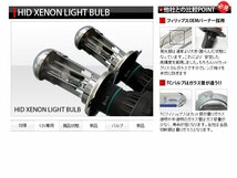 Hi/Lo H4 35W 通常 XENON 激安 HID KIT 10000K 交換用 スペアバーナー_画像2