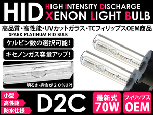 ★TCフィリップス★70W 新品 純正交換用バーナー D2C 12000K★