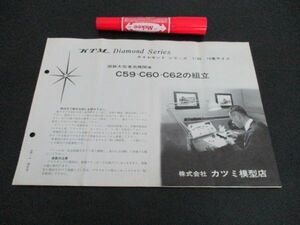 昭和30年代　カツミ模型店　国鉄大型電気機関車C59,C60,C62 の組立　792