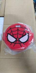 ma- bell round lunch box Fork attaching 500ml ( blue ) Spider-Man ONWR1 new goods * unopened * prompt decision 