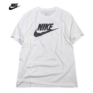 【新品】ナイキ カモ 半袖 Tシャツ【100：白】XXL 2XL NIKE NSW 迷彩 ビッグ ロゴ スウッシュ スウォッシュ コットンT トレ