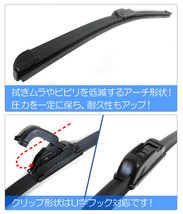 エアロワイパーブレード スバル フォレスター SG5 2002年02月～2003年07月 テフロンコート 475mm 助手席 AP-AERO-W-475_画像2