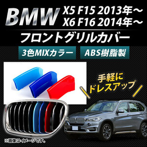 フロントグリルカバー BMW-FGC-X515 入数：1セット(3個) BMW X5/X6 F15/F16 2013年～ 3色 Mカラー AP-☆