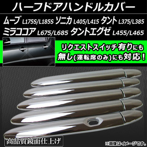 AP ハーフドアハンドルカバー AP-TN-MK036 入数：1セット(10ピース) ダイハツ ムーブ L175S/L185S 2006年～