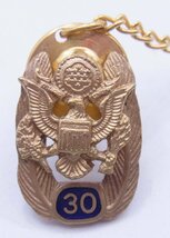 ヴィンテージ☆US Army 30year service Pin バッジ☆ミリタリー 米軍 陸軍☆K0615814_画像2