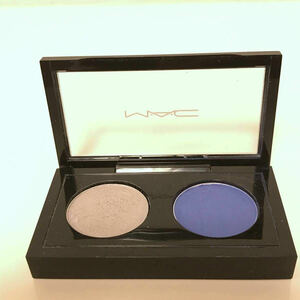  remainder amount many * Mac MAC* small eyeshadow ×2 dynamic Duo *2 color Palette beautiful dark blue . blue gray 